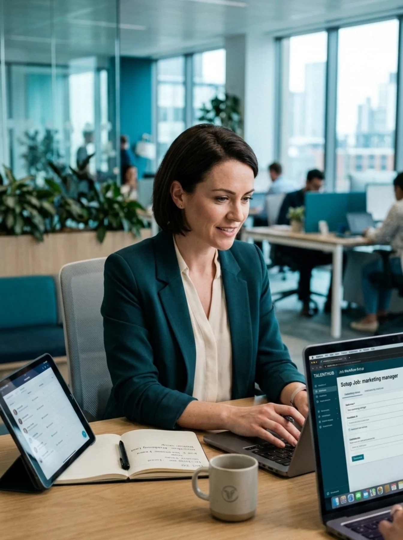 Employer workspace preview